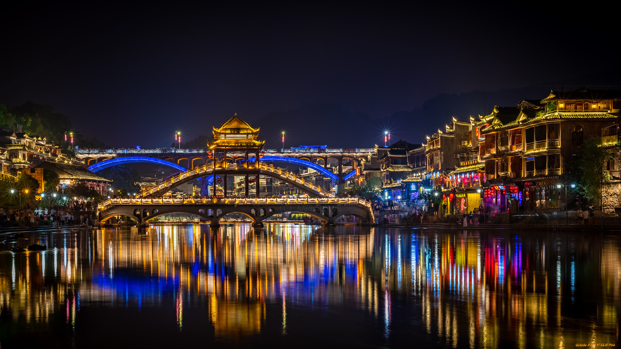 phoenix ancient town,  hunan,  china, , -   , 